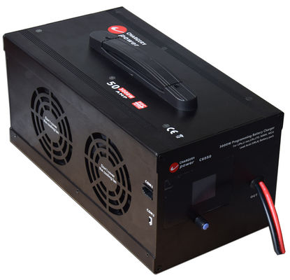 48V 3000W 13S LiPo, NMC, LiFe, LiTo, Pb, VRLA Свинцовая кислота AGM, GEL Зарядка батареи для электронных велосипедов, электрических мотоциклов 1-55A