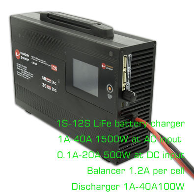 43.8V 1500W Lipo Battery AC DC Balance Charger Discharger для беспилотных летательных аппаратов 4S 40A